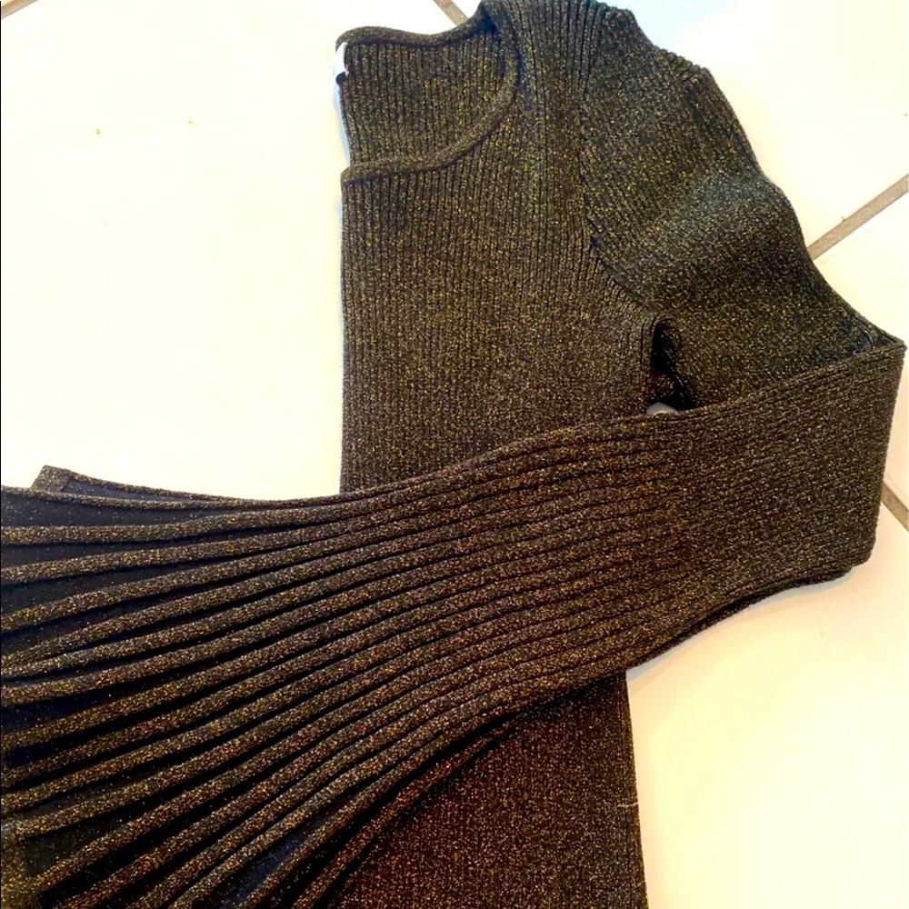 Milly Designer Scoop-neck Long Sleeve Top New